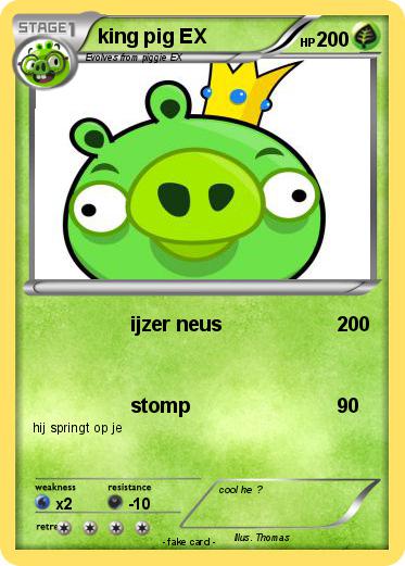 Pokemon king pig EX