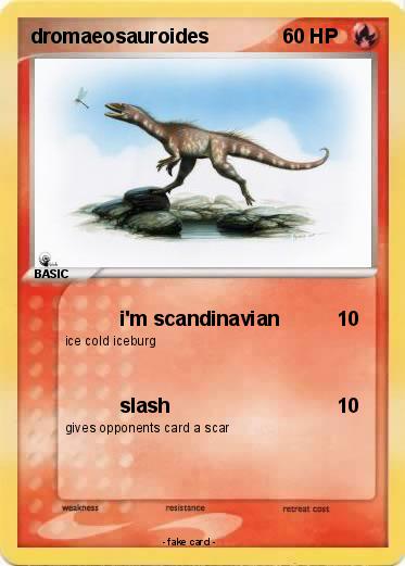 Pokemon dromaeosauroides
