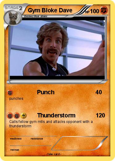 Pokemon Gym Bloke Dave