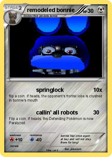Pokemon remodeled bonnie