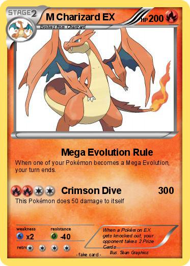 Pokemon M Charizard EX