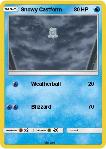 Pokemon Snowy Castform
