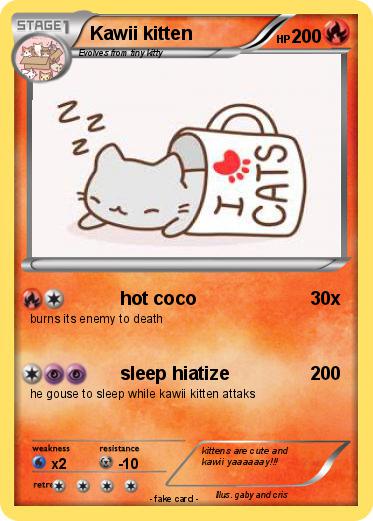 Pokemon Kawii kitten