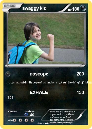 Pokemon swaggy kid