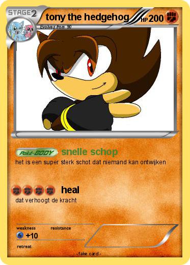 Pokemon tony the hedgehog