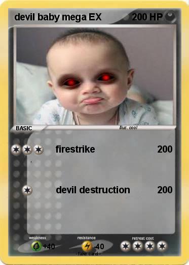 Pokemon devil baby mega EX