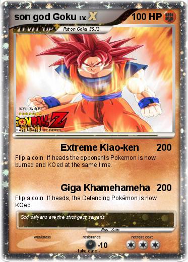 Pokemon son god Goku