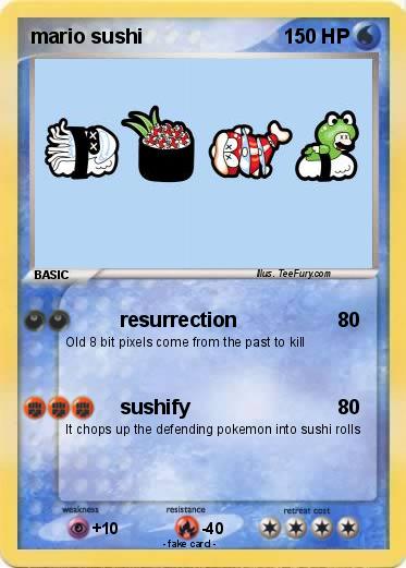 Pokemon mario sushi