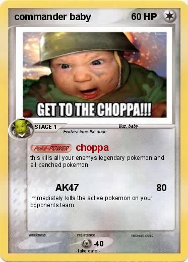 Pokemon commander baby