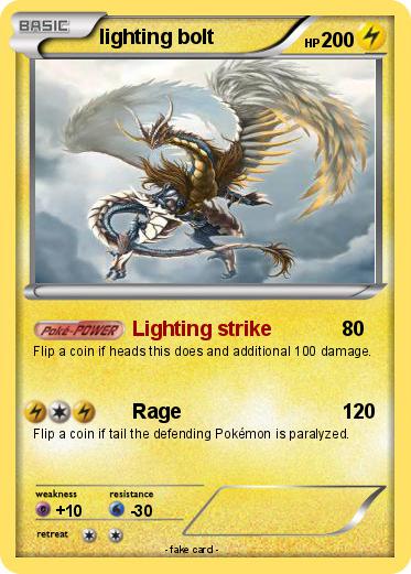 Pokemon lighting bolt