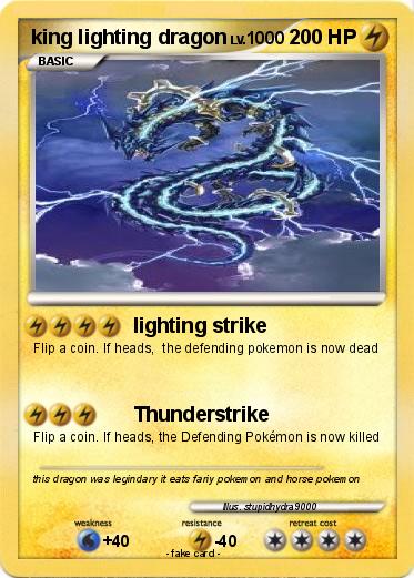 Pokemon king lighting dragon