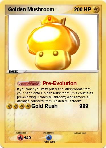 Pokemon Golden Mushroom