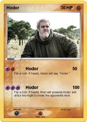 Pokemon Hodor
