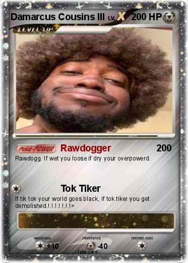 Pokemon Damarcus Cousins lll