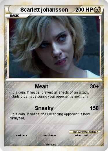 Pokemon Scarlett johansson