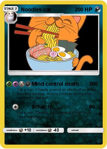 Pokemon Noodles cat