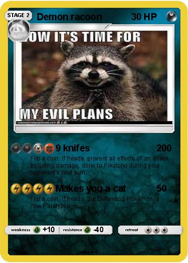 Pokemon Demon racoon