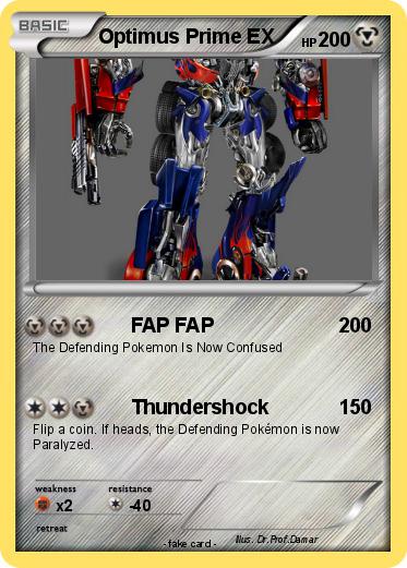Pokemon Optimus Prime EX