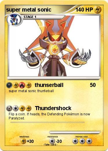 Pokemon super metal sonic