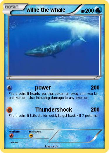 Pokemon willie the whale