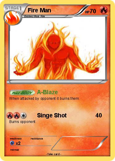 Pokemon Fire Man