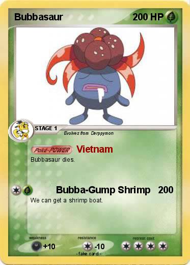 Pokemon Bubbasaur