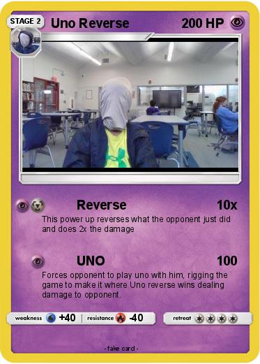 Pokemon Uno Reverse
