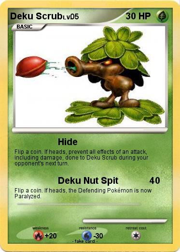 Pokemon Deku Scrub