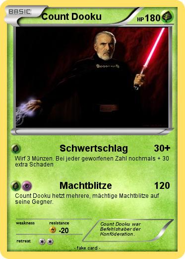 Pokemon Count Dooku