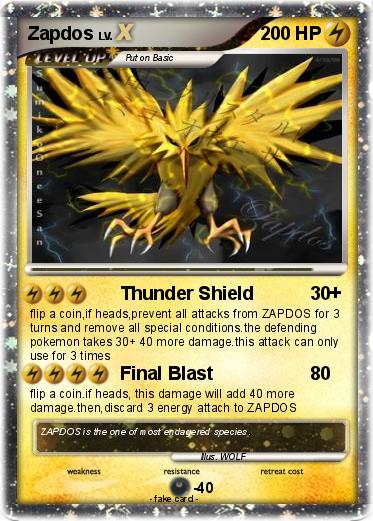 Pokemon Zapdos
