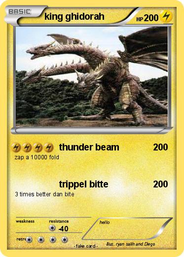 Pokemon king ghidorah