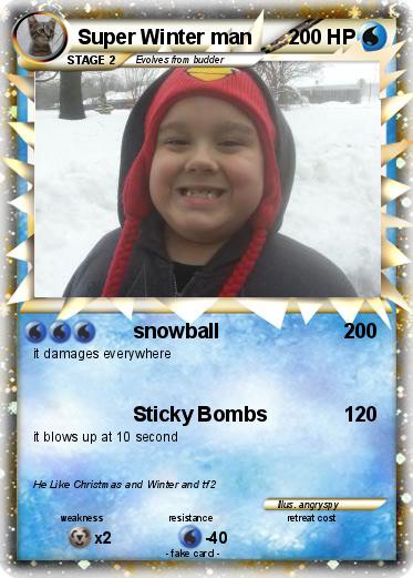 Pokemon Super Winter man