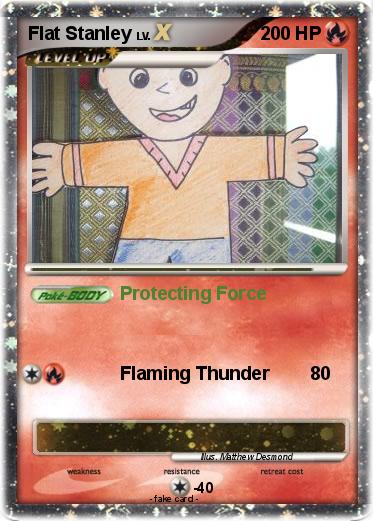 Pokemon Flat Stanley