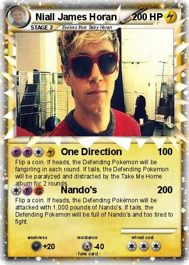 Pokemon Niall James Horan