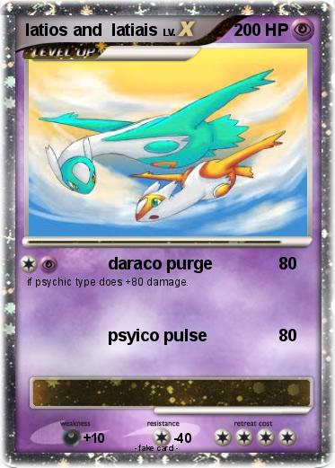 Pokemon latios and  latiais