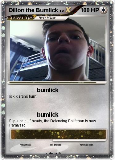 Pokemon Dillon the Bumlick
