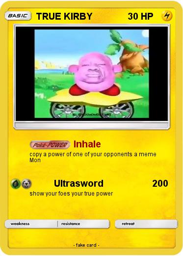 Pokemon TRUE KIRBY