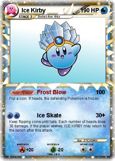 Pokemon Ice Kirby Pokemon Ice Kirby