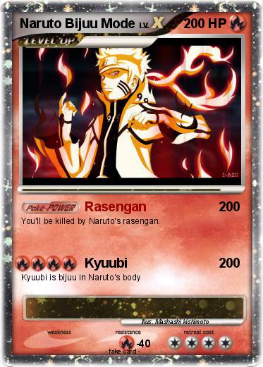 Pokemon Naruto Bijuu Mode