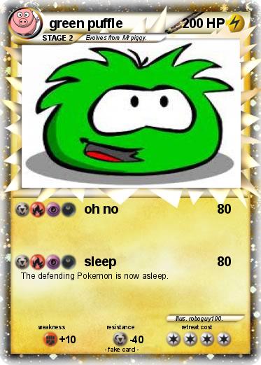 Pokemon green puffle