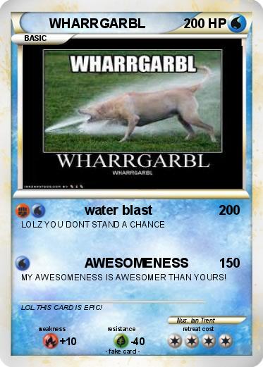 Pokemon WHARRGARBL