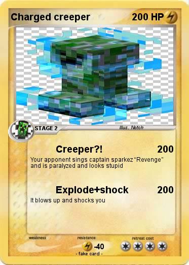 Pokemon Charged creeper