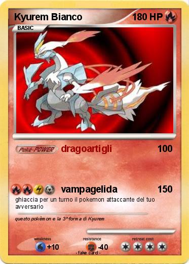 Pokemon Kyurem Bianco