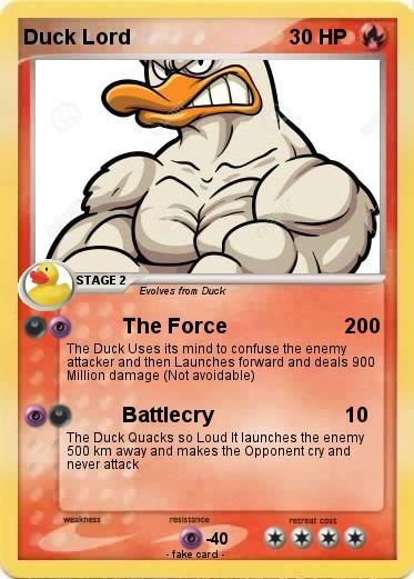 Pokemon Duck Lord