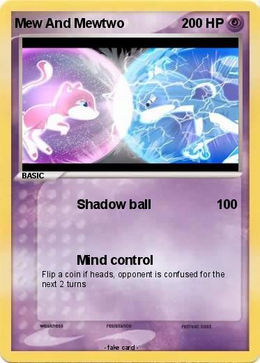 Pokemon Mew And Mewtwo