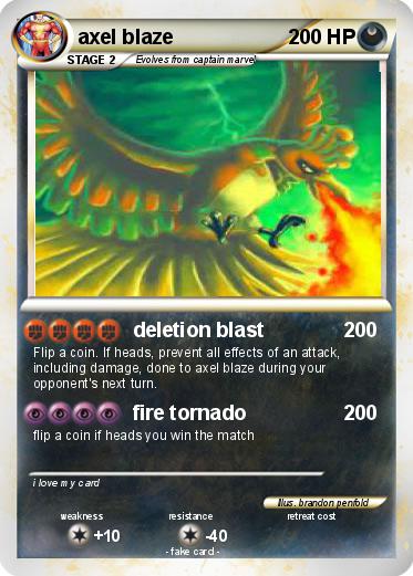 Pokemon axel blaze