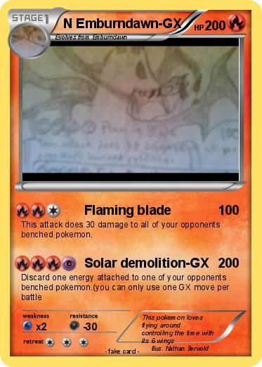 Pokemon N Emburndawn-GX