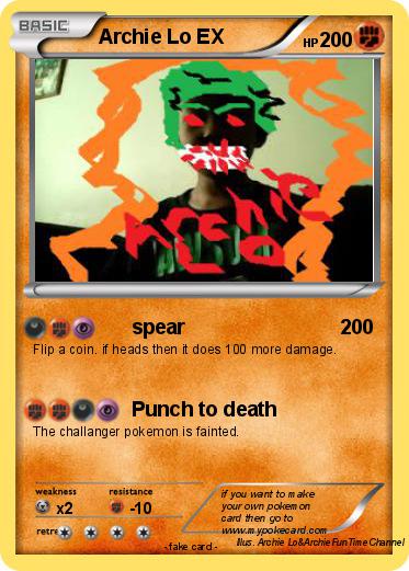Pokemon Archie Lo EX