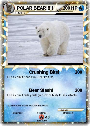 Pokemon POLAR BEAR!!!!!