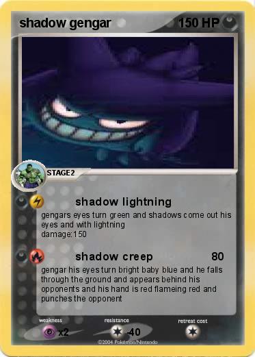 Pokemon shadow gengar